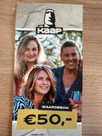 Waardebon van eur 50 voor De Kaap in Zoelen, Tickets en Kaartjes, Drie personen of meer, Cadeaubon, Overige typen