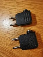 Vliegtuigadapter voor koptelefoon, Ophalen of Verzenden, Zo goed als nieuw