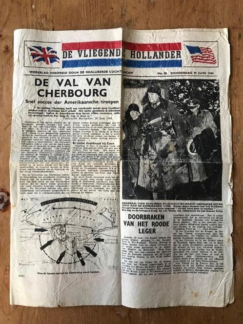 Weekblad: De Vliegende Hollander (origineel 1944), Verzamelen, Militaria | Tweede Wereldoorlog, Luchtmacht, Boek of Tijdschrift