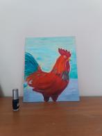 Schilderij Haan - Kleurrijk en Uniek, Ophalen of Verzenden