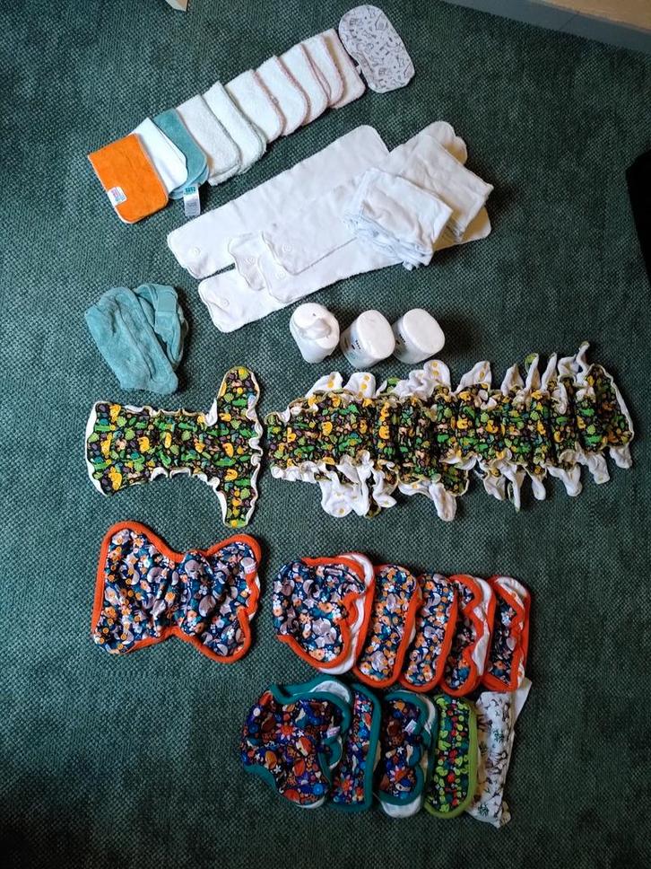 Petit Lulu wasbare luiers complete set, Kinderen en Baby's, Overige Kinderen en Baby's, Gebruikt, Ophalen