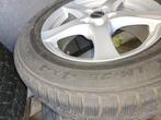 Te koop velgen met winterbanden., Auto-onderdelen, Banden en Velgen, Ophalen, Gebruikt, Banden en Velgen, 17 inch