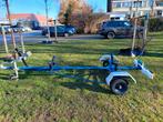 Rubber//boottrailer., Ophalen, Minder dan 1500 kg, Gebruikt, Sloepentrailer