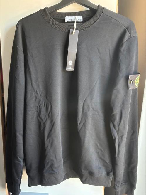 Stone Island Sweatshirt – Zwart (maat L), Kleding | Heren, Truien en Vesten, Zo goed als nieuw, Maat 52/54 (L), Zwart, Verzenden