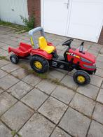 Trekker / tractor met kar, Kinderen en Baby's, Speelgoed | Buiten | Skelters, Ophalen, Gebruikt, Overige merken, Met kar of aanhanger