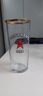 bierglas Heinekens emaille, Verzamelen, Ophalen of Verzenden, Zo goed als nieuw, Glas of Glazen, Overige merken