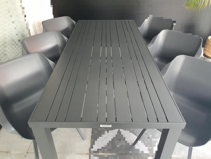 NETTE STAAT! Hartman Sophie 6-8 pers STEVIG COMFORTABEL, Tuin en Terras, Tuinsets en Loungesets, Zo goed als nieuw, Tuinset, Aluminium