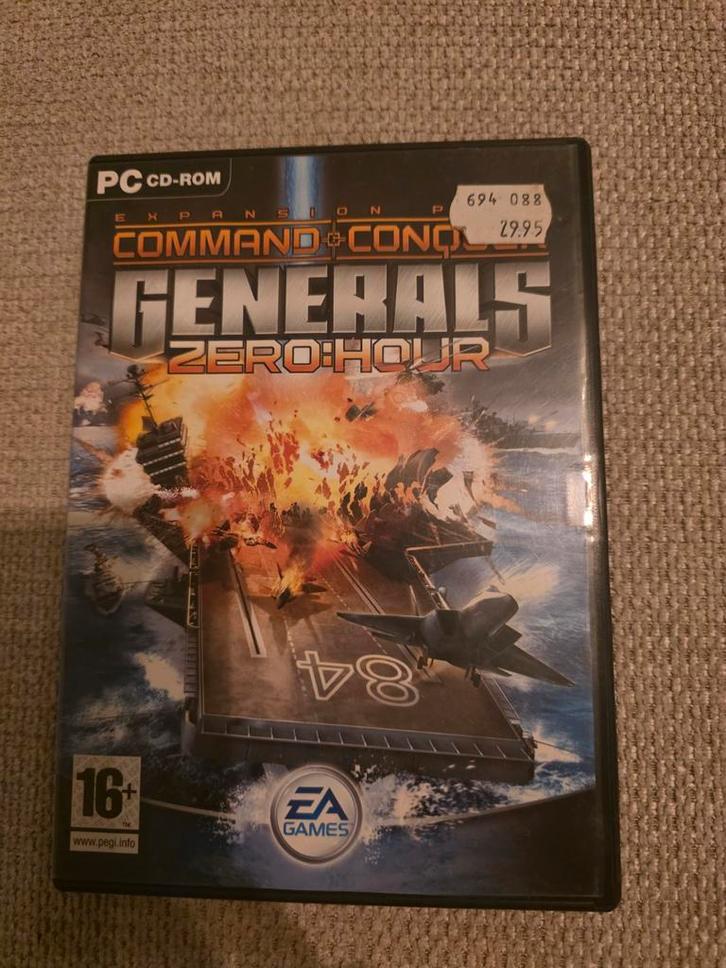 Command & Conquer Generals: Zero Hour - PC, Spelcomputers en Games, Games | Pc, Gebruikt, Strategie en Constructie, 1 speler, Vanaf 16 jaar