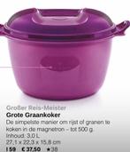 Tupperware rijstmaker, Huis en Inrichting, Keuken | Tupperware, Ophalen of Verzenden, Nieuw, Overige typen