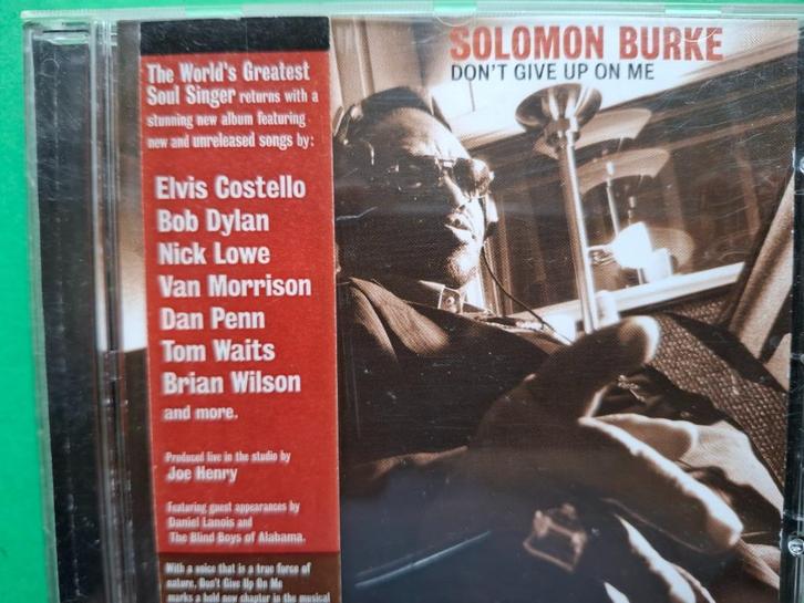SOLOMOM BURKE - DON'T GIVE UP ON ME, Cd's en Dvd's, Cd's | R&B en Soul, Zo goed als nieuw, Soul of Nu Soul, 2000 tot heden, Ophalen of Verzenden