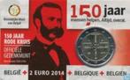 2 Euro Belgie 2014 - Rode Kruis - BU Coincard NL of FR, Postzegels en Munten, Munten | Europa | Euromunten, Verzenden, België