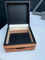Luxe houten sieradenkist, Ophalen of Verzenden, Zo goed als nieuw, Leer, Overige merken