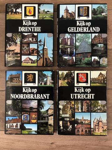 4 Boeken, Kijk op Drenthe, Gelderland, Noordbrabant, Utrecht beschikbaar voor biedingen