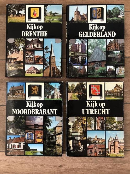 4 Boeken, Kijk op Drenthe, Gelderland, Noordbrabant, Utrecht, Boeken, Geschiedenis | Stad en Regio, Zo goed als nieuw, 20e eeuw of later