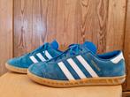 Adidas Hamburg blauw suède mt 39 1/3 zgan, Ophalen of Verzenden, Blauw, Adidas, Sneakers of Gympen