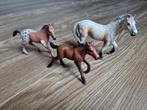 Schleich paard en 2 veulens, Ophalen of Verzenden, Zo goed als nieuw