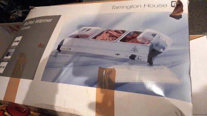 Tarrington House Buffetwarmer FW3009, Witgoed en Apparatuur, Gourmetstellen, Zo goed als nieuw, 4 t/m 7 personen, Ophalen