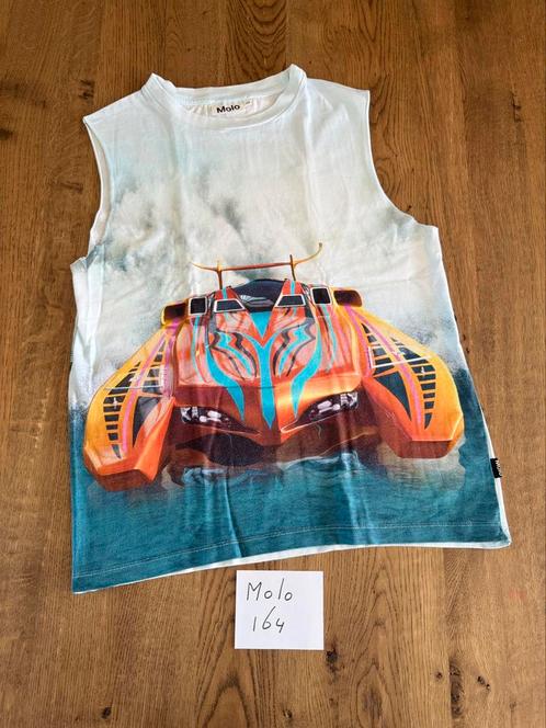 Molo tanktop top f1 race auto tshirt shirt maat 164 al NIEUW, Kinderen en Baby's, Kinderkleding | Maat 164, Zo goed als nieuw