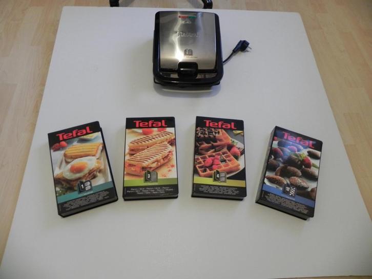 Tefal Snack Collection SW854D16 - met verwisselbare platen, Witgoed en Apparatuur, Grillplaten, Nieuw, Tafelgrill, Ophalen