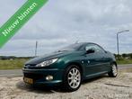 Peugeot 206 CC 2.0-16V Roland Garros, Leer, Nieuwe APK, Auto's, 136 pk, Gebruikt, 4 cilinders, Cabriolet