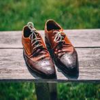 Melvin Hamilton leren schoenen maat 41 nette staat, Melvin hamilton, Bruin, Ophalen of Verzenden, Zo goed als nieuw