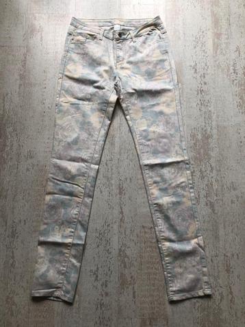 Bloemen Skinny jeans spijkerbroek van Vila maat M 38