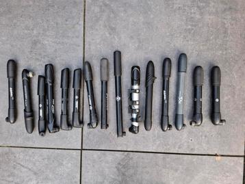 Fietspompjes diverse maten in één koop!  beschikbaar voor biedingen