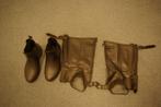 paardrijschoenen inclusief beenbeschermers maat 34, Dieren en Toebehoren, Paardrijkleding, Ophalen, Gebruikt, Kinderen, Schoeisel