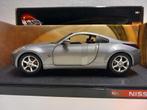 Nissan 350Z 2drs coupe silverline Hot Wheels metal 1:18 KRD, Ophalen of Verzenden, Zo goed als nieuw, Auto, Hot Wheels