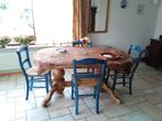 Tafel eiken uitschuifbaar, Huis en Inrichting, Tafels | Eettafels, Ophalen, Gebruikt, 100 tot 150 cm, Eikenhout