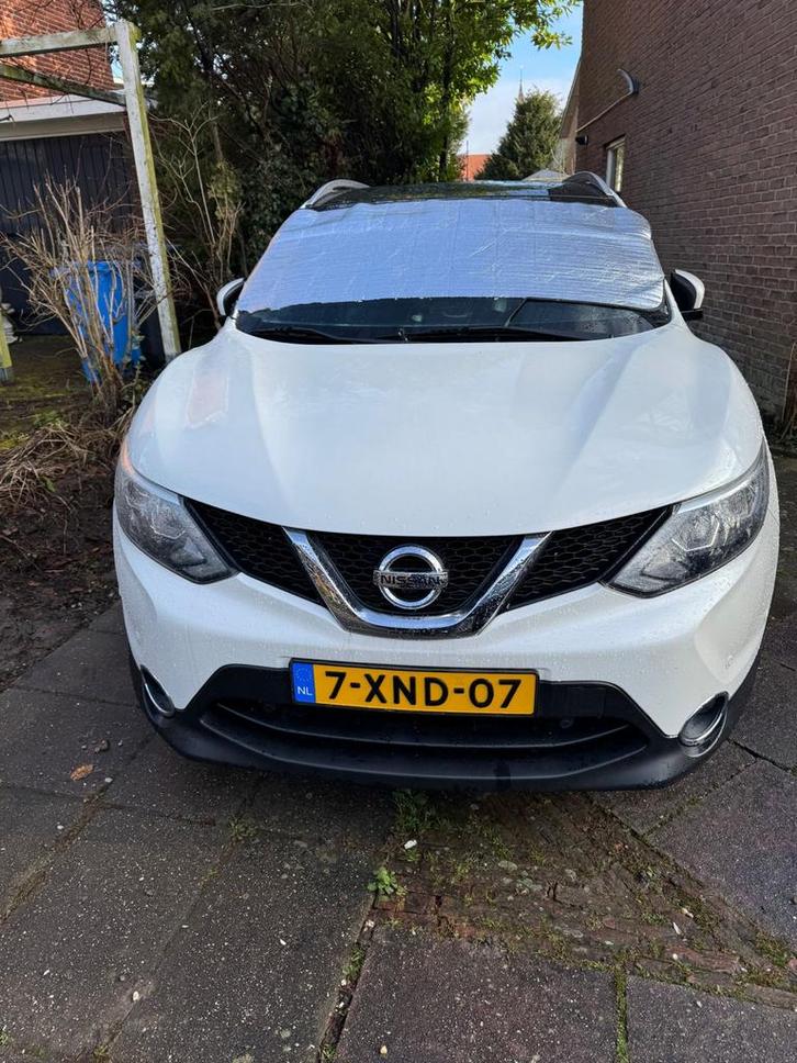 Nissan Qashqai 1.2 Dig-t 85KW 2WD 2014 Wit, Auto's, Nissan, Bedrijf, Qashqai, 360° camera, ABS, Achteruitrijcamera, Adaptieve lichten