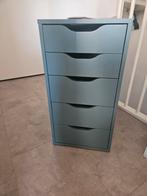 Ikea Alex ladekastje met bureaupoten, Ophalen, Minder dan 50 cm, 5 laden of meer, Zo goed als nieuw