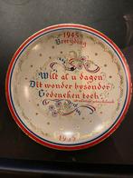 Emaille herdenkingsbord bevrijding  ww2, Ophalen of Verzenden, Landmacht, Nederland