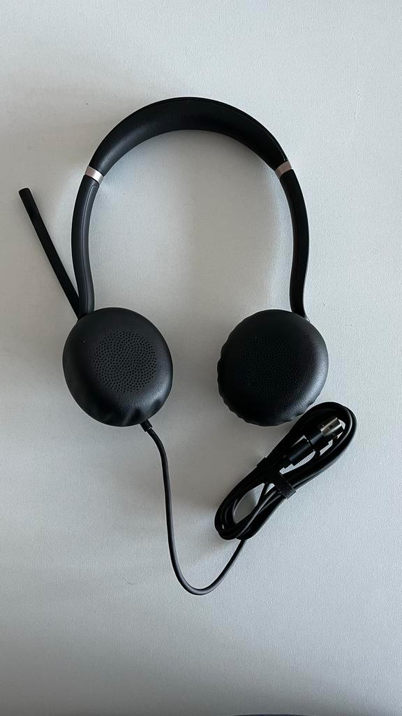 Yealink UH37 Dual Teams USB-C/A Headset, Computers en Software, Headsets, Nieuw, On-ear, Bedraad, Inklapbare microfoon, Ophalen of Verzenden