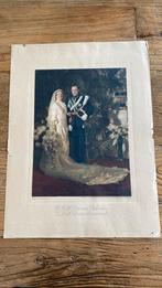 Prinses Juliana, Prins Bernhard, Koningshuis, Ophalen of Verzenden, Gebruikt, Nederland, Kaart, Foto of Prent