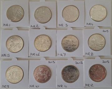 Frankrijk 2015 Collectie Asterix - 24 st. zilveren 10 euro's beschikbaar voor biedingen