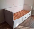 Ikea Hemnes bedbank, Huis en Inrichting, Slaapkamer | Bedden, Ophalen, Eenpersoons, Wit, Zo goed als nieuw