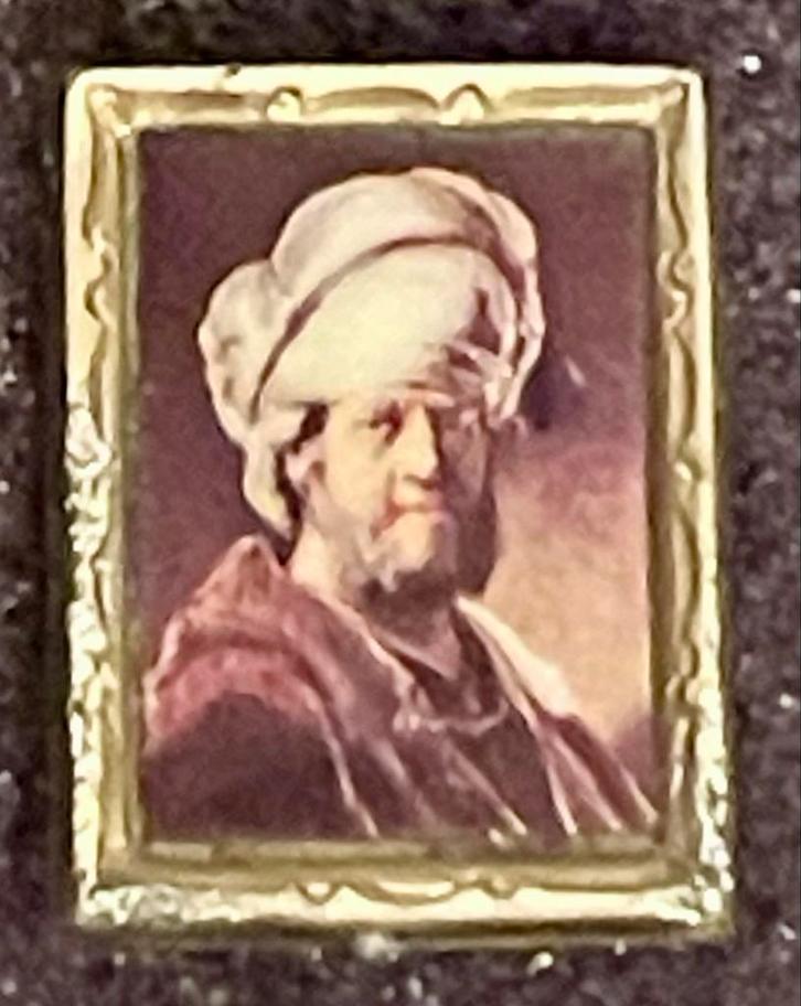 Speldje Schilderij Rembrandt, Verzamelen, Speldjes, Pins en Buttons, Overige onderwerpen, Ophalen of Verzenden