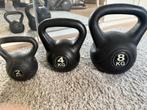 Tunturi Kettlebells - 2, 4 & 8 kg, Sport en Fitness, Fitnessmaterialen, Ophalen, Gebruikt, Armen, Kettlebell