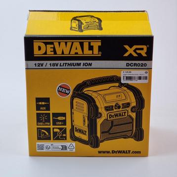 DeWalt DCR020 Bouwradio | Nieuw in doos beschikbaar voor biedingen
