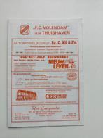 FC Volendam - AJAX Programma seizoen 1989/90 24-9-1989, Verzamelen, Verzenden, Ajax
