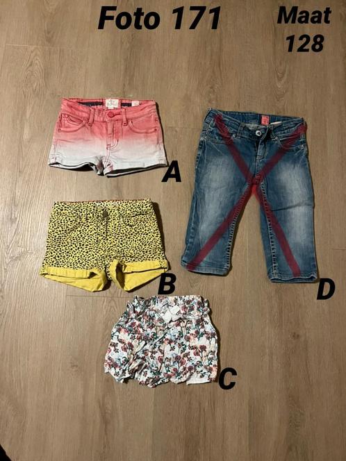 Korte broek zomer meisje maat 128 *foto 171*, Kinderen en Baby's, Kinderkleding | Maat 128, Zo goed als nieuw, Meisje, Broek, Ophalen of Verzenden