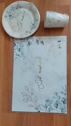 Eid Mubarak bekers, borden en placemats eucalyptus, Ophalen of Verzenden