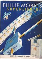 Retro reclame 1982 Philip Morris sigaretten die zijn licht, Verzamelen, Overige typen, Ophalen of Verzenden