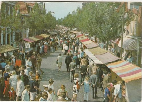 SCHAGEN Westfriese Markt, Verzamelen, Ansichtkaarten | Nederland, Gelopen, Noord-Holland, 1960 tot 1980, Verzenden