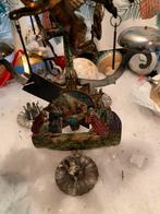 #kerst engelgelaut klokkenspel antiek blik, Diversen, Gebruikt, T, Ophalen of Verzenden, N