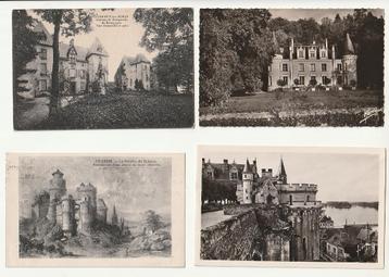 Lot 24 kaarten Kastelen van Frankrijk beschikbaar voor biedingen