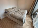 IKEA BRIMNES bed frame with storage + mattress, Ophalen, Wit, Tweepersoons, Zo goed als nieuw