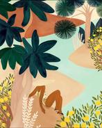 Print ‘Sicile’ Lea Morichon in eikenhouten lijst, Ophalen