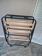 Stevig logeerbed  met schoon matras 80x180- mist latjes, Ophalen, Gebruikt, 90 cm, Eenpersoons